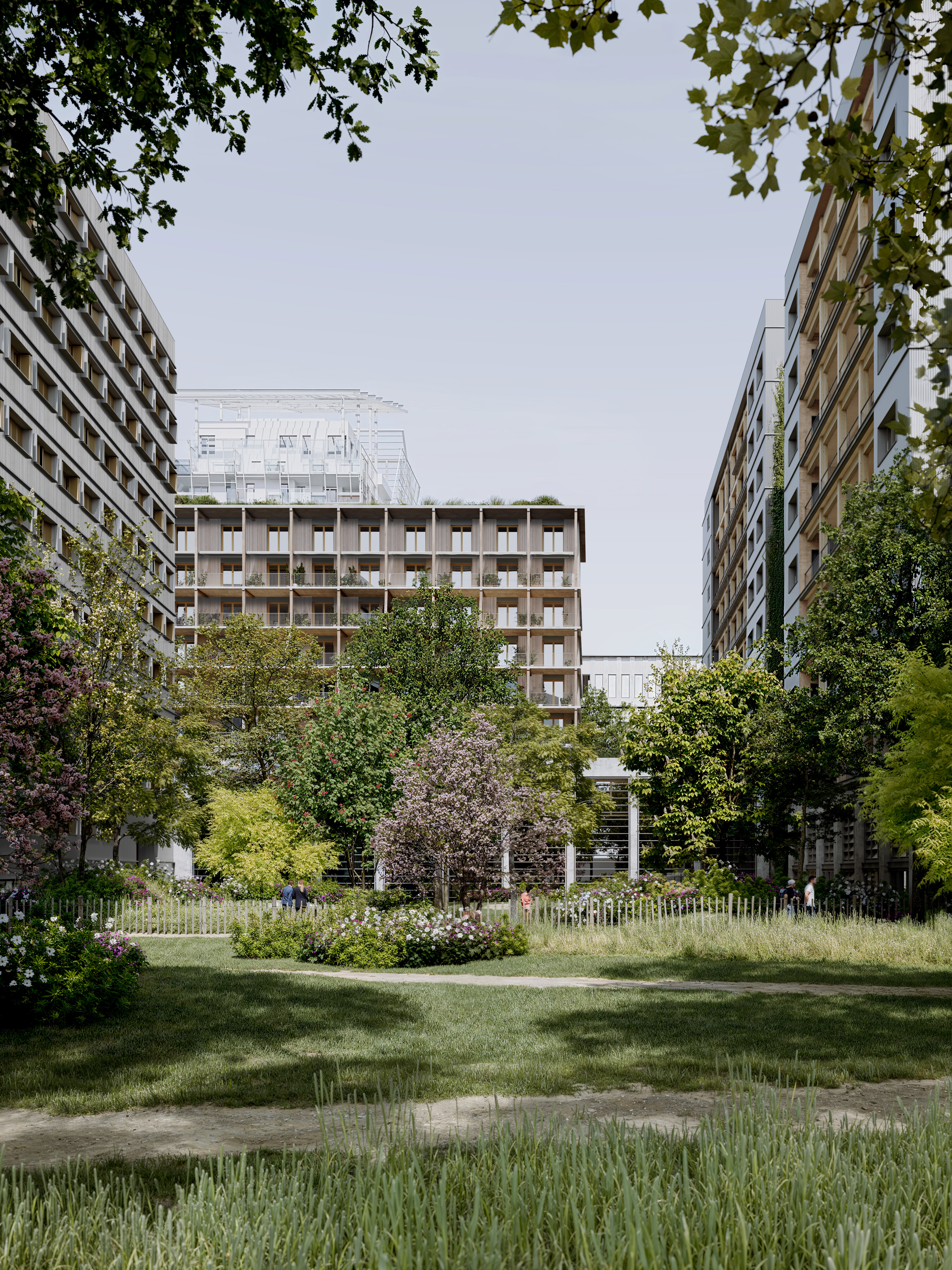 Ilot E4 Nord, quartier de La Confluence Lipsky Rollet architecture et environnement architecte florence lipsky pascal rollet paris france