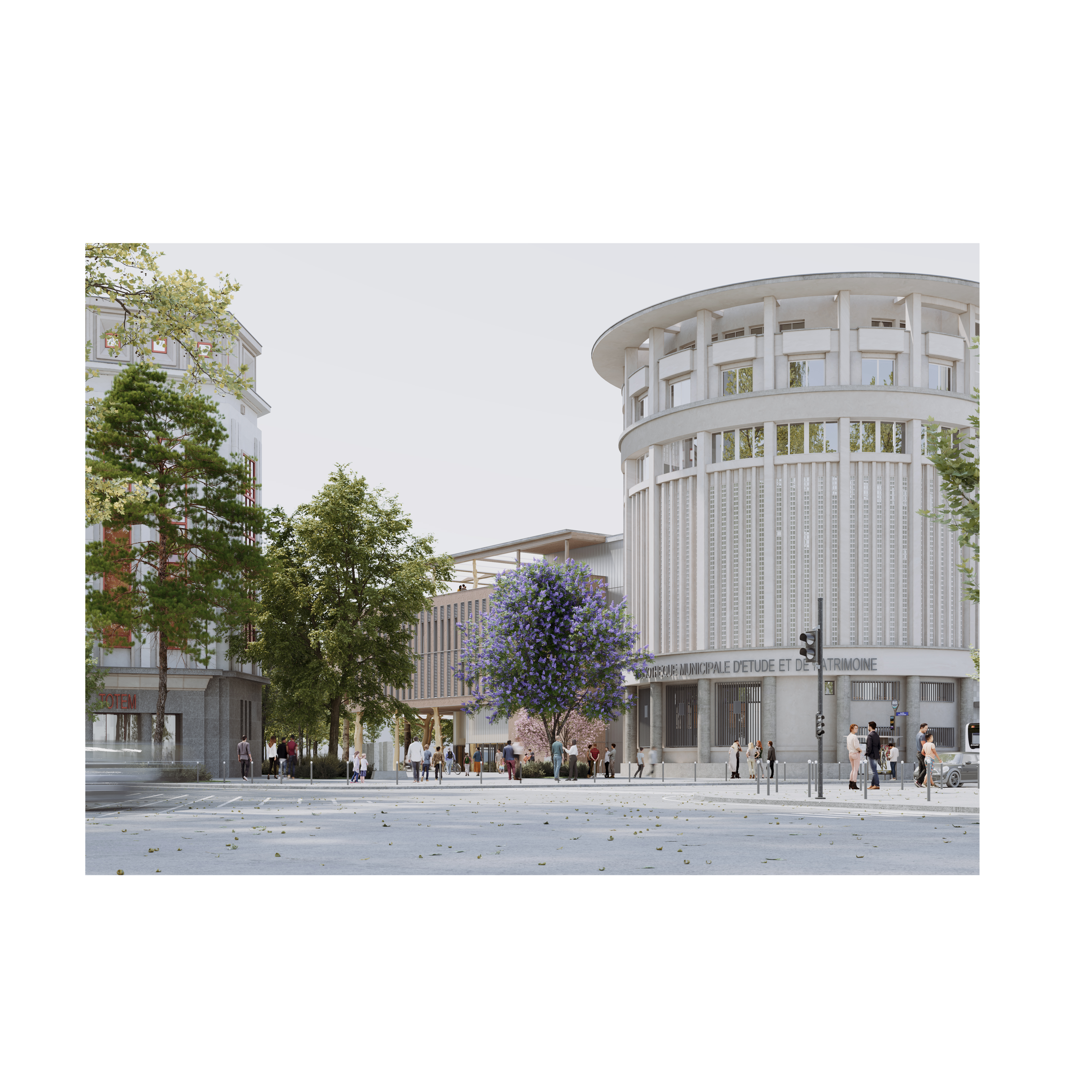 la grande bibliothèque de grenoble Lipsky Rollet architecture et environnement architecte florence lipsky pascal rollet paris france 
