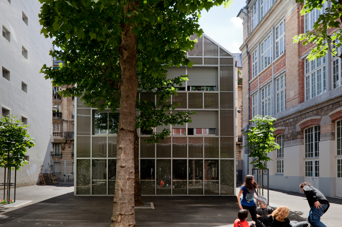 Lycée d’arts appliqués Auguste Renoir Lipsky Rollet architecture et environnement architecte florence lipsky pascal rollet paris france 