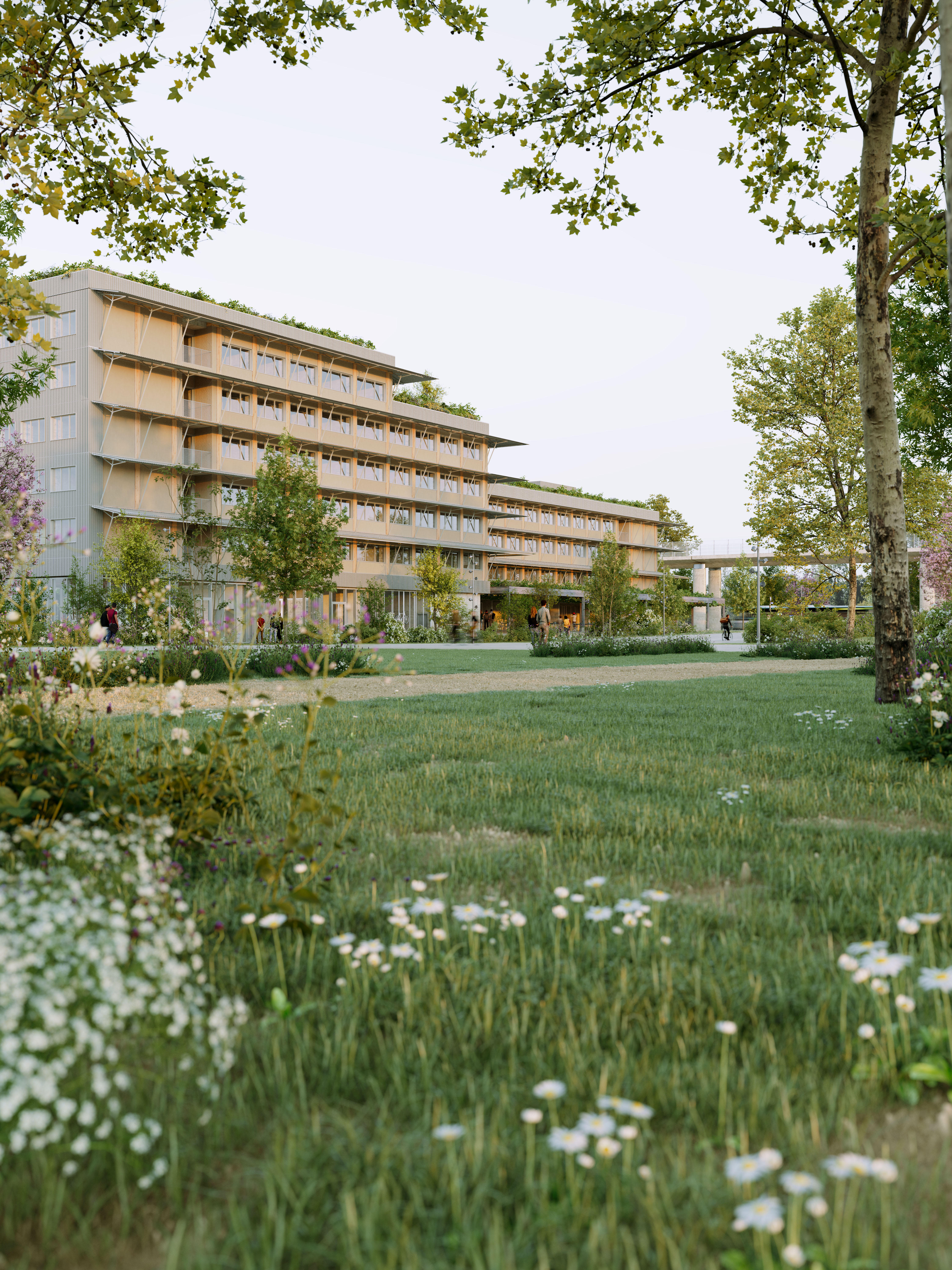Résidence étudiante, Plateau de Saclay Lipsky Rollet architecture et environnement architecte florence lipsky pascal rollet paris france 